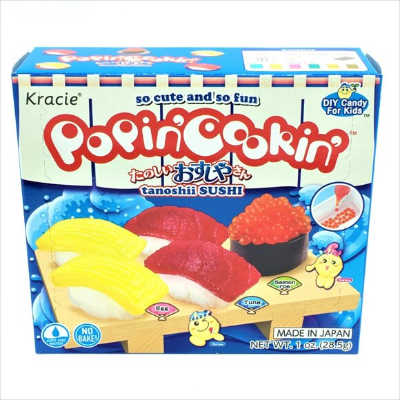NEW LOT OF 2 KRACIE POPIN' COOKIN' TANOSHII SUSHI DIY KID'S JAPANESE CANDY KITS - Picture 2 of 7